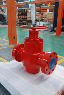 API 6A Mehrfachhandwerk Hard Seal Flansch Brunnenkopf Hydraulisches Torventil für die Öl- und Gasindustrie