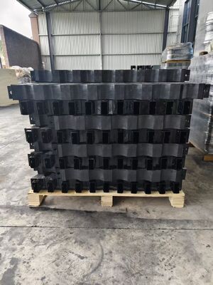API 5CT Galvanized Square Tube + PTFE Casing  Cradles for Pipeline Transport and Storage